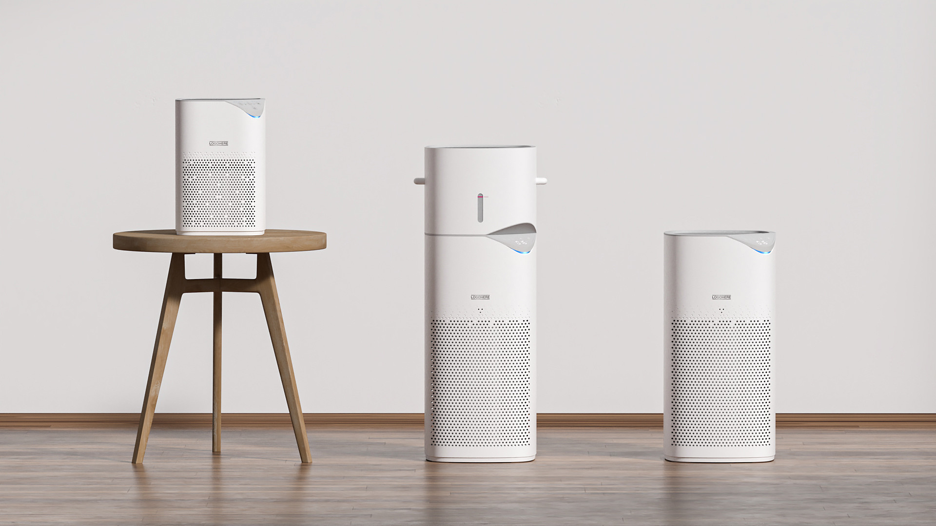 Desktop Smart 99.97% HEPA Air Purifier For Household Pet Family Bedroom