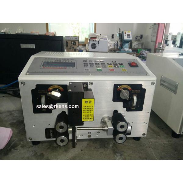 RS-320 Two-Lane 14-32AWG Wires Stripping And Cutting Machine English Language