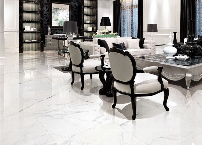 Modern Marble Effect Ceramic Floor Tiles Absorption Rate Less Than 0.05% 24x48 Porcelain Tile