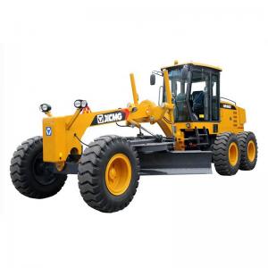 Quality 7000kg Payload SHMC GR215 Motor Grader for Road Construction , Yellow , White for sale