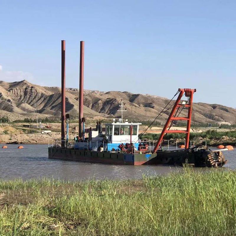 Double Sand Pump Cutter Suction Dredger Machinery with Diesel Engine