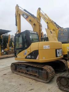 Quality 11 Ton 311C CAT Tracked Hydraulic Excavator Low Noise for sale