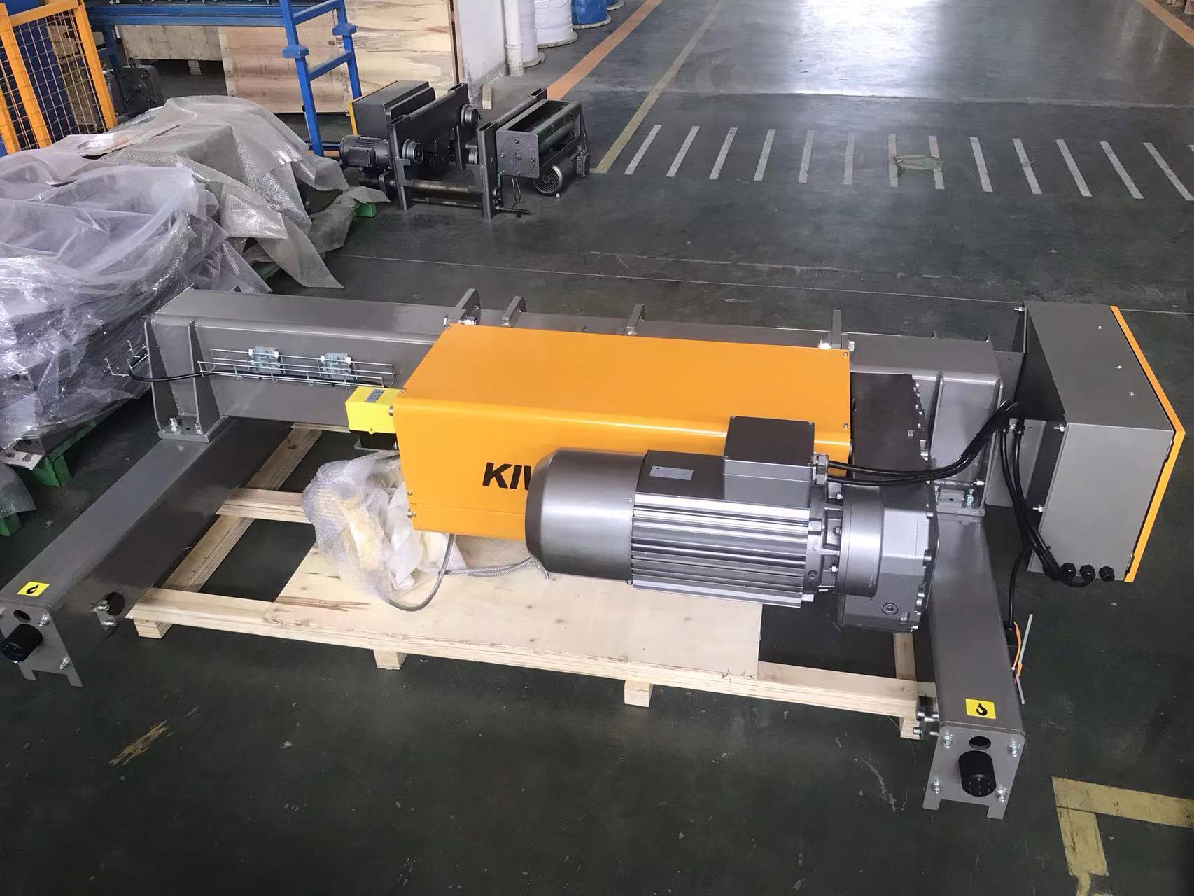 25Ton Electris Single Girder Overhead Crane Applies To Construction Site Lifter , Warehouse