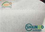 Pure White Embroidery Backing Fabric With 50% Polyester / 50% Viscose