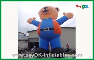 China 210D Oxford Cloth Inflatable Cartoon Characters Inflatable Cartoon Bear on sale