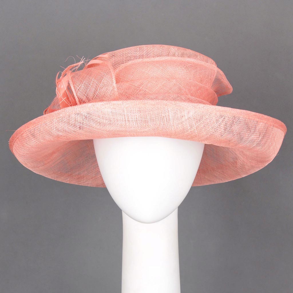 Elegant fancy Church sinamay hats for ladies ,Sinamay wide brimhats