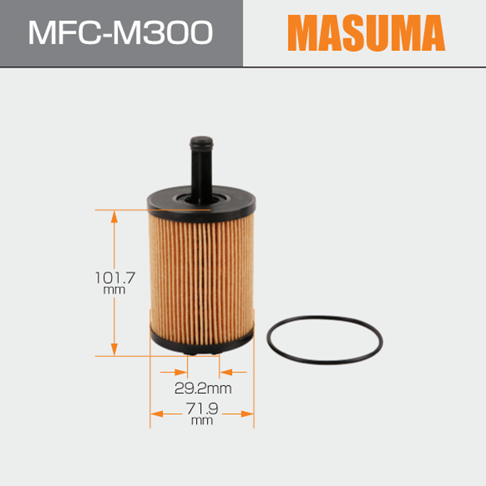 MASUMA NO. MFC-M300 Automotive Parts Accessories oil filter for MITSUBISHI GRANDIS