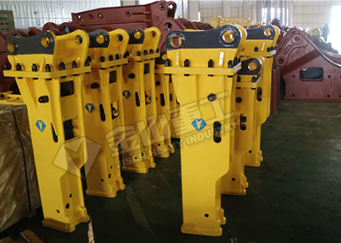 Silence Type Excavator Rock Hammer 260kg Fit Kobelco SK55 Mini Excavator