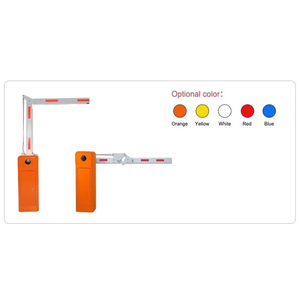 IP54 120W Cold Rolled Steel Vehicle Boom Barrier Automatic Parking Control System