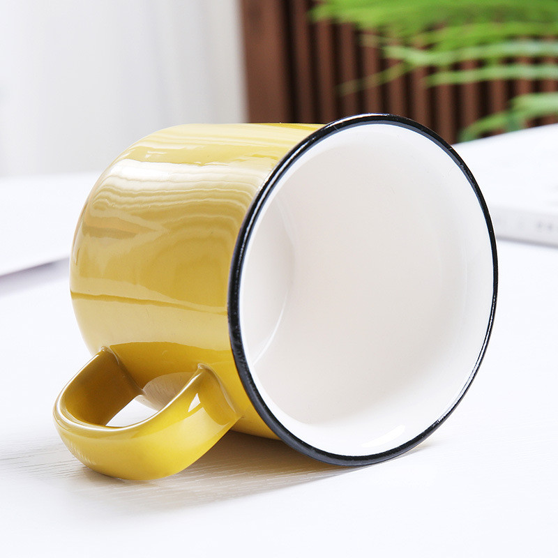 Mixed Color 350CC 12x8.5x8.2cm Personalised Ceramic Mugs