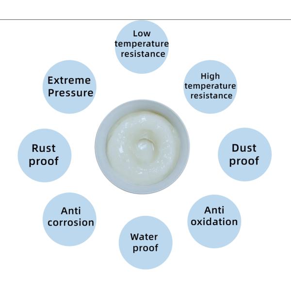 High Temperature Waterproof Grease 600 Degrees for Skf Auto General Composition BASE Oil