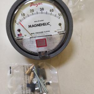Quality Stainless Steel Differential Pressure Gauge Dwyer Magnehelic Series 2000mm for sale