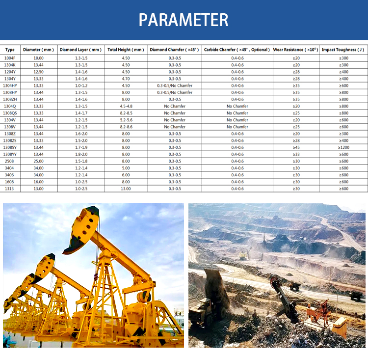 Casting Diamond Cutting Tools For Chain Saw / Marble Quarry / Oil / Gas / Coal Drilling