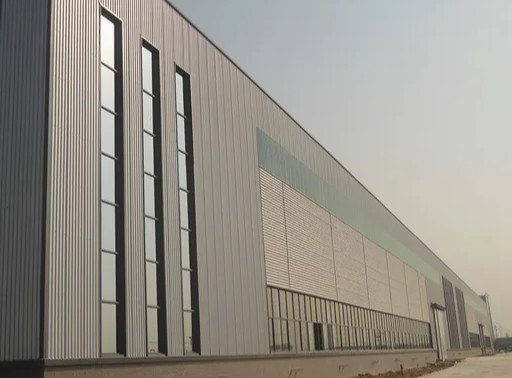 Steel Frame High-Rise Prefab Workshop with Office