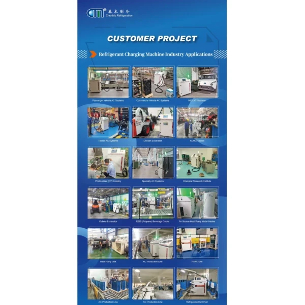 380V/50Hz Refrigerant Recovery Machine for Screw-Type Refrigeration Units