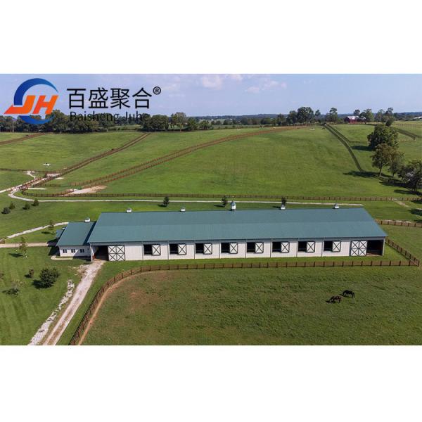 Steel Structural Fabrication Construction Poultry House Shed With Aluminum Alloy