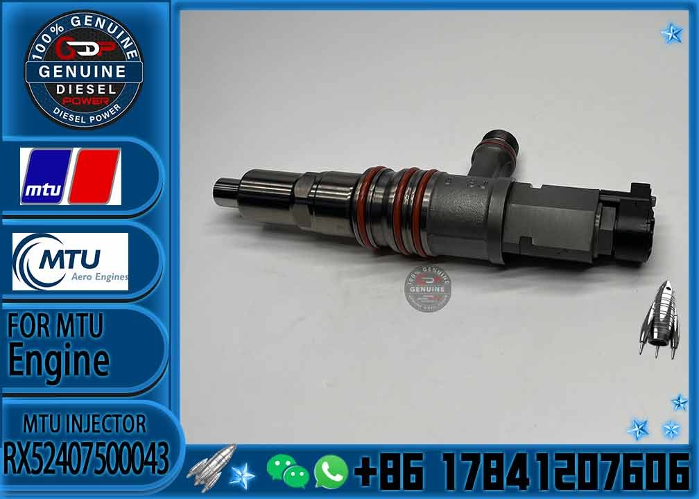 Diesel Engine Fuel injector common rail parts injector RX52407500043 FOR MTU 4000 ENGINES