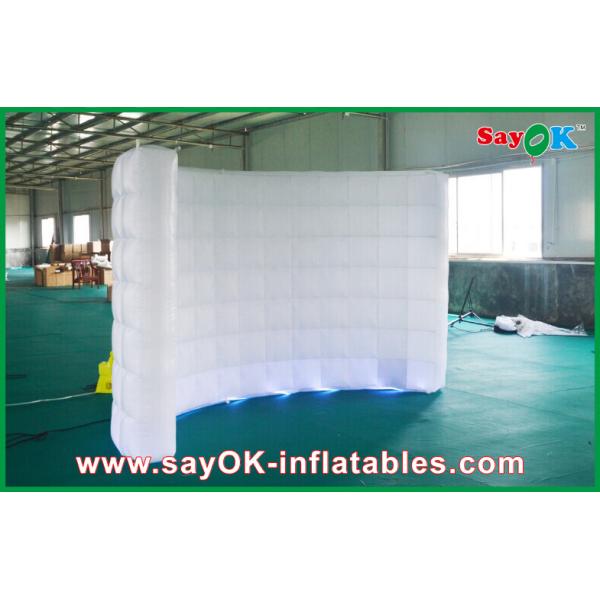 Party Decoration Inflatable Wall Led Lights White Inflatable Wall Inflatable Backdrop For Wedding Decoration