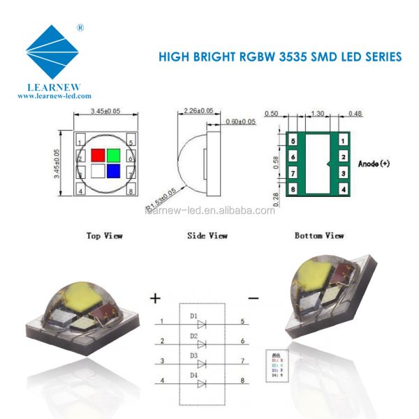 High Power Led 1w/3w Smd 3535 5050 Rgb/rgbw Led High Lumen Intensity
