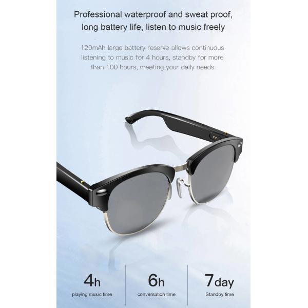 Intelligent Glasses Bluetooth Sunglasses Listening To Music Hands Free Phone Call
