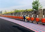 Detachable Median Strip Rolling Roller Crash Barrier Eva Materials