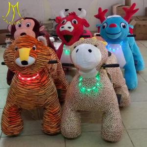 Quality Hansel walking battery powered funny kids ride on plush animals for sale