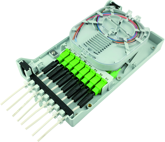 PC ABS Material Used Network ODN FTTH IP65 Outdoor 8 Cores Fiber Optic Termination Box