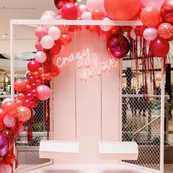 Unbreakable Neon Wedding Backdrop With Lights Wedding Backdrop Curtain Led Wedding Sign Balloon Backdrop Stand