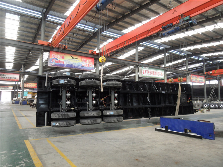 3 Axle Hydraulic Cylinder Tipper Dump Semi-Trailer 9000*2500*1600 mm Customerize Avaiable