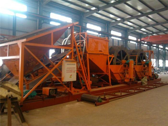 sand screening and washing machine