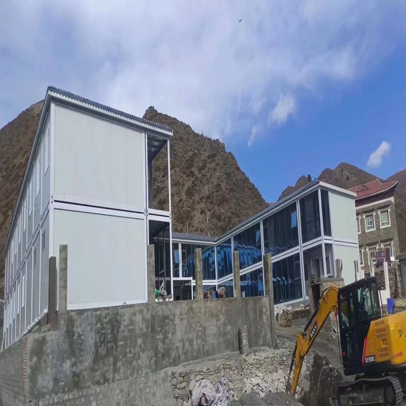Detachable Container Galvanized Steel Frame Prefab Casa for Mobile Housing or Office