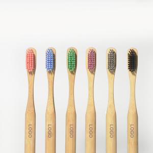 Quality Ergonomic Reusable Travel Organic Bamboo Toothbrush 100 Biodegradable sustainable for sale