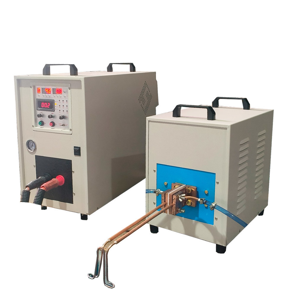 Customizable 20KW Super High Frequency Induction Heat Treatment Machine For Heating Metals Fittings