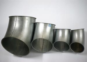 Quality Metal Dust Extraction Pipe Dust Collector Pipe Fittings 90 Degree Elbow R = 1.5d for sale
