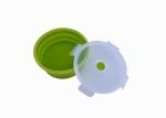 Round Silicone Food Storage Containers / Food Sealed Silicone Lunch Box With