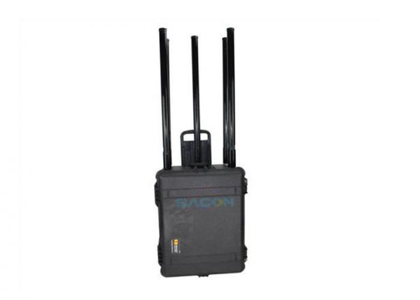 Buy 5 Antennas 150w Portable Manpack Jammer Waterproof Case With Customized Frequency at wholesale prices