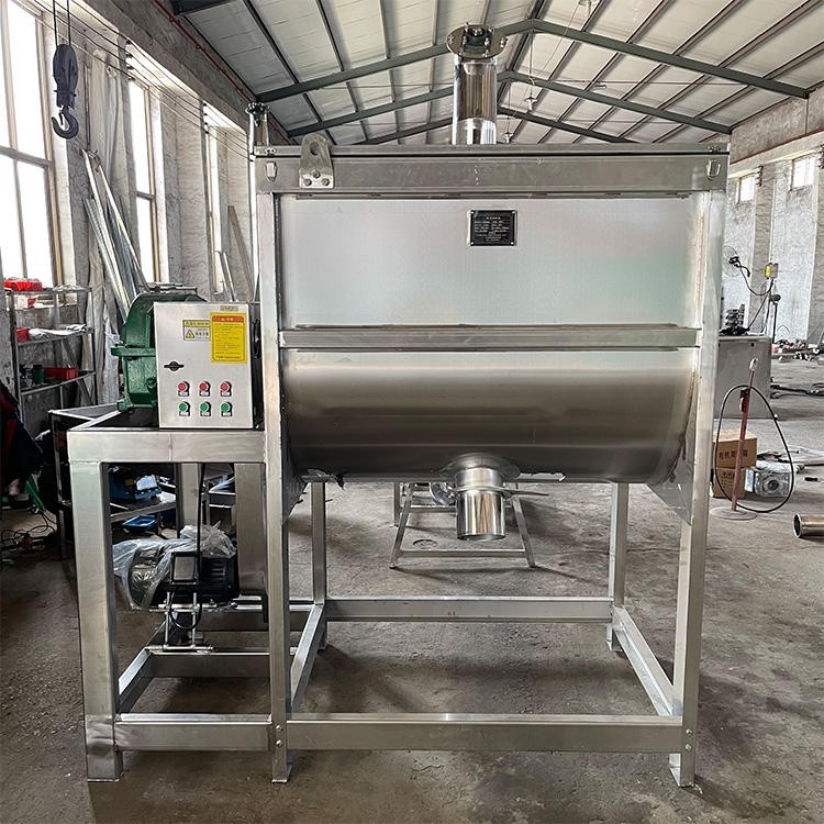 High quality Horizontal dough mixer horizontal dryer mixer horizontal animal feed mixer