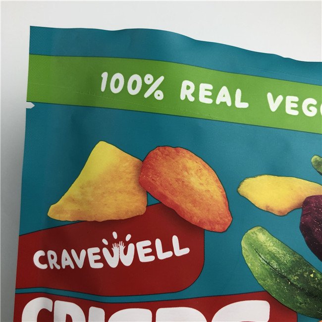 Custom Order Accepted Snack Chips Bag Packaging with Resealable and Screen Printing Features