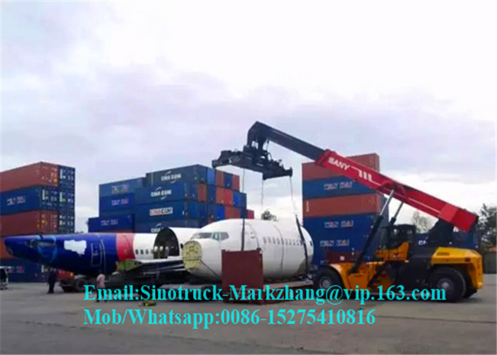 Kalmar 45 Ton 40ft Container Reach Stacker Forklift , Container Moving Equipment