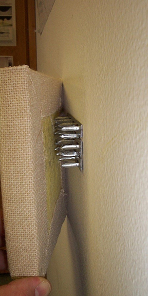 Galvanized Steel 8-pin Impaling Clips for Fiberglass Acoustical Panels using Galvanized Steel