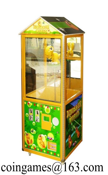 Buy Dinasaur World Amusement Park Equipment Small Gumball Vending Machine For Sale at wholesale prices