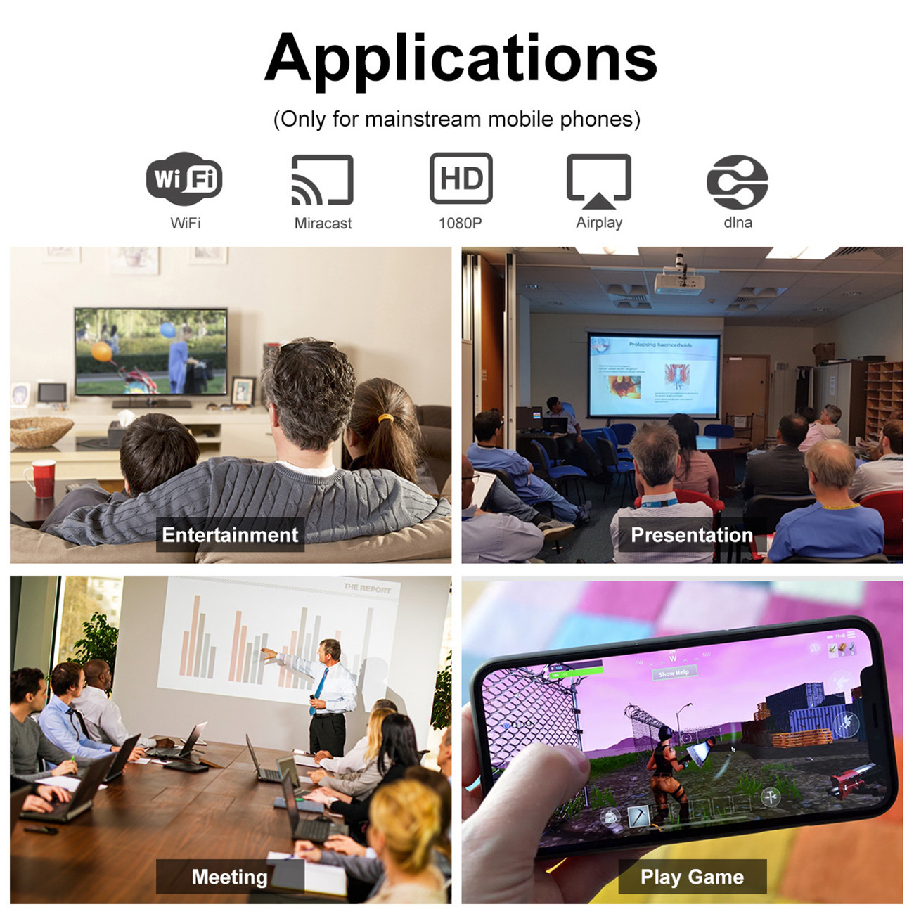 WMV AVS Realtek 8188 WIFI Display Dongle Chromecast Miracast Airplay