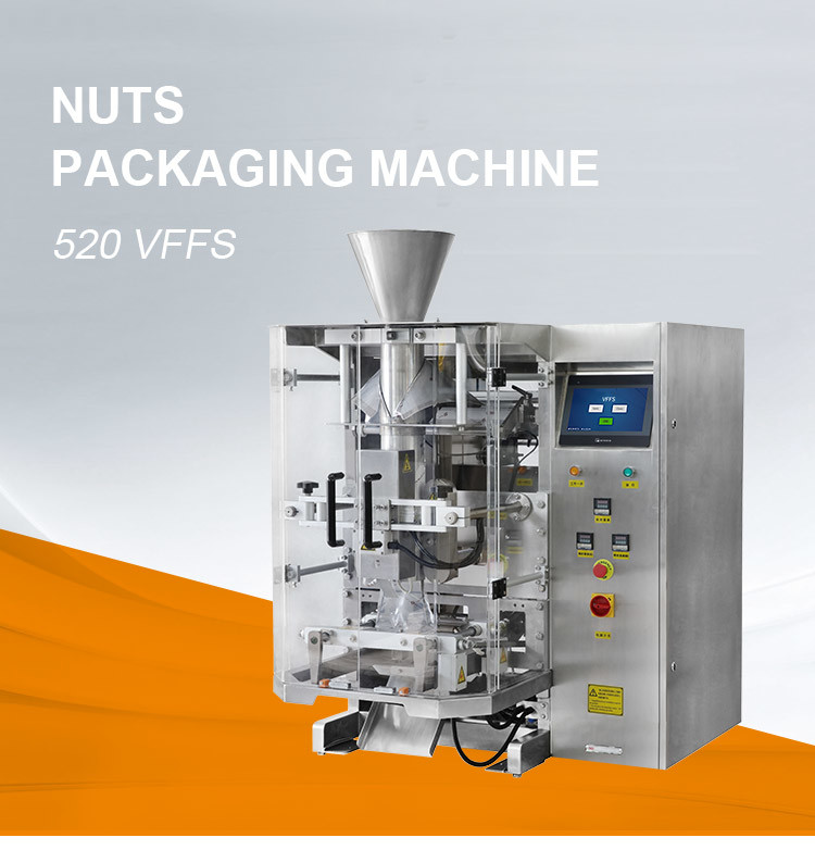 SUS 520mm 60bpm Vertical Form Fill Seal Bagging Machine Waterproof For Food