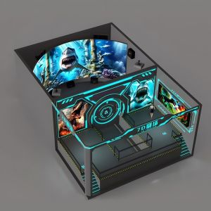VR Track Cinema Interactive Digital Projection Theater Simulator