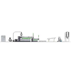 Quality Automatic Waste Clean Plastic Recycling Machine With Single Screw Design for sale