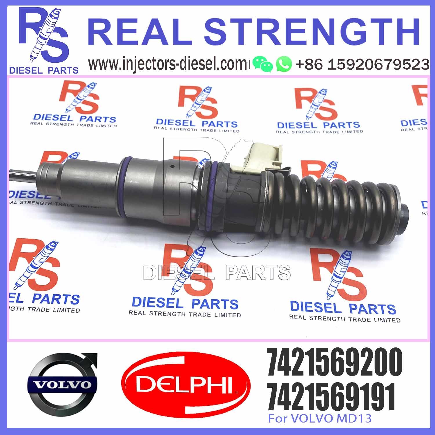 New Diesel Injector 21569200 BEBE4K01001 For V-O-L-V injector Truck 21569200 21569200 D13 BEBE4D16001 20972225 21506699