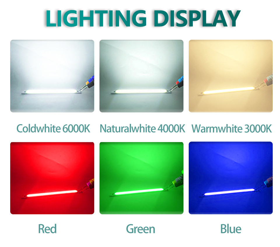 Aluminum PCB COB LED Light Strip - Decorative, Landscape, Park Lighting, Waterproof & Dimmable