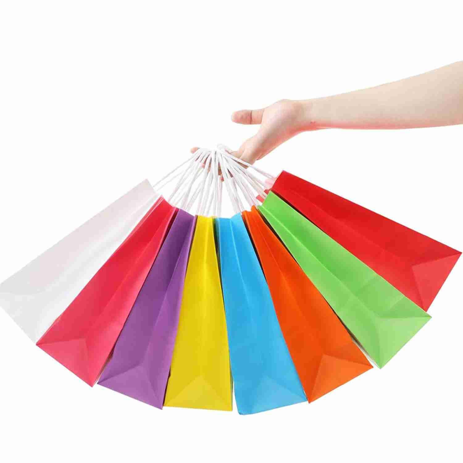ODM Eco Friendly Craft Paper Recycled Gift Bags 10x5x13
