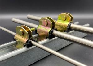 Quality Custom Finish hdg eg pg Unistrut Channel Cushion Clamps for sale