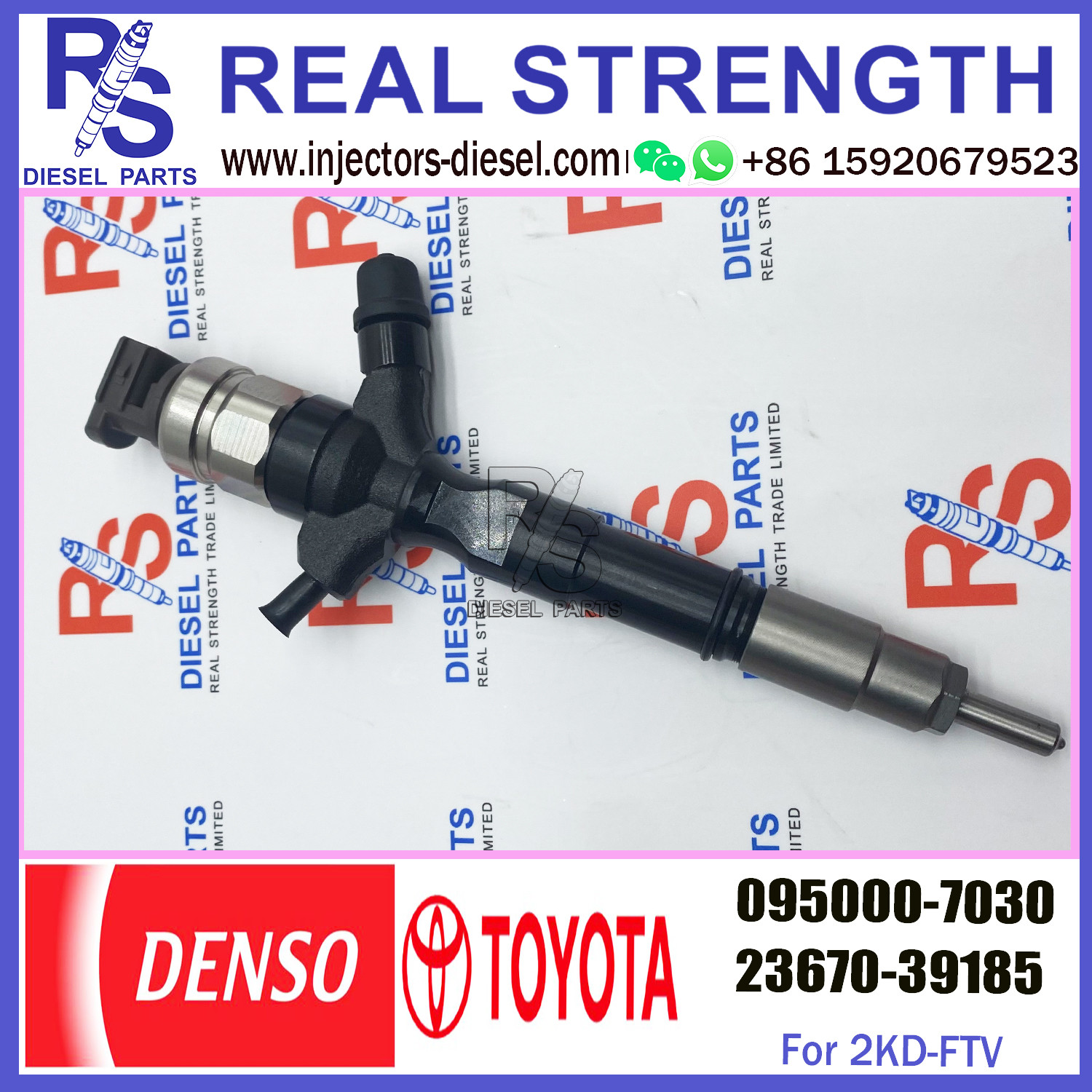 Diesel injector pump common rail injector 0950007030 095000 7030 095000-7030 for 1KD 2KD diesel engine